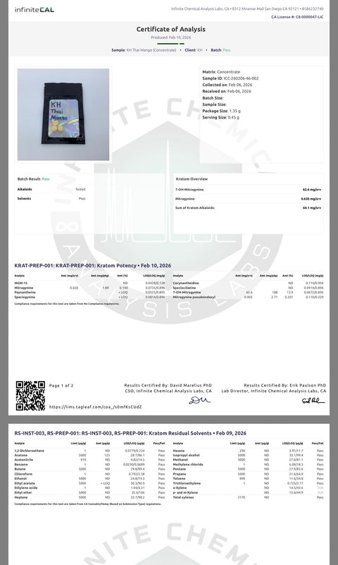 60MG Thai Tabs (Mango)