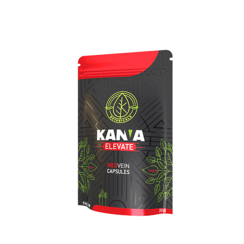 Kanva Red Vein “Elevate” Kratom Capsules