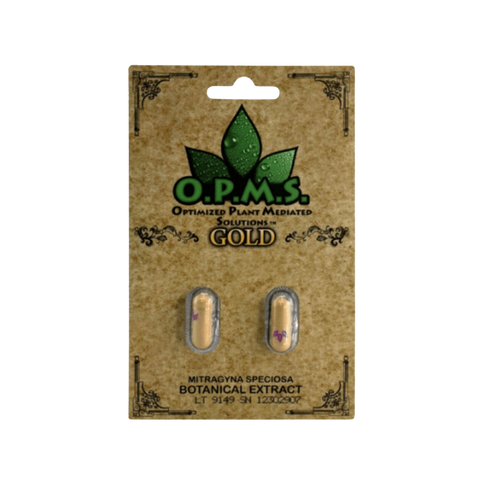 OPMS Gold Kratom Capsules – 2 Pack